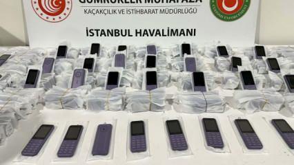 İstanbul Havalimanı'nda kaçakçıların etiket oyununu gümrük ekipleri bozdu