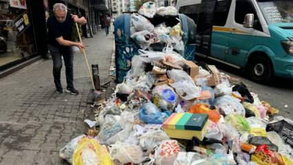 İzmir'de çöp dağları: Vatandaş isyan etti!