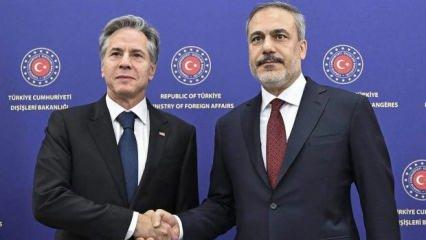 Bakan Fidan'dan ABD'li mevkidaşı Blinken ile kritik görüşme