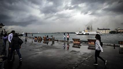 Meteoroloji'den birçok kent için uyarı: Dikkatli olun! Kuvvetli geliyor