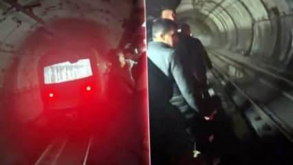 Sürücüsüz metro 5 durağı pas geçti: Raylarda panik dolu anlar