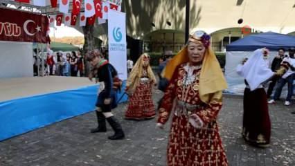 Tokyo'daki Türkiye Festivali Japonları mest etti!Dansçılarla birlikte böyle halay çektiler