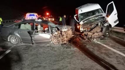 Yozgat'ta feci kaza: 3 kişi öldü, 5 yaralı