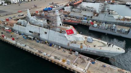 16 bin menzile sahip! Türkiye'nin yüzen dev karakolunda bir ilk