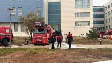 Kırklareli Üniversitesi'nde yangın