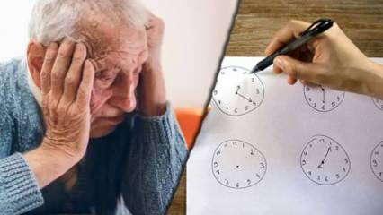 5 dakika da saat çizme testi ile demans teşhisi yapın! Erken teşhis ile bunamanın önüne geçin 