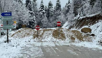 Bir kentte ulaşıma kar engeli!