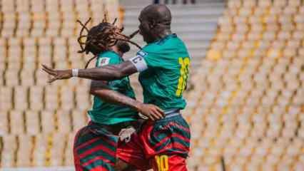 Aboubakar - N'Koudou işbirliği! Kamerun lider bitirdi