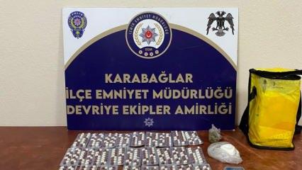 Çöpe de atsa gizleyemedi, zehir tacirini polis yakaladı