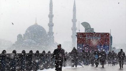 Hafta sonuna dikkat! İstanbul'a kar yağabilir