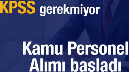 İŞKUR'da yayımlandı: KPSS siz Kamu Personel Alımı başladı