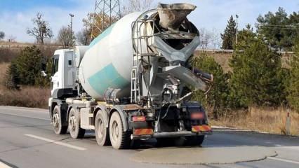 Kara yoluna beton döken firmaya 106 bin lira ceza