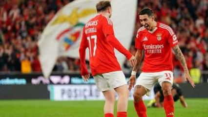 Kerem Akt&uuml;rkoğlu attı, Benfica 7 golle turladı!