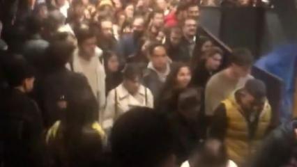 Mecidiyeköy metro istasyonundaki skandal devam ediyor