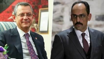 MİT Başkanı Kalın CHP lideri Özel'le ne konuştu? İşte ayrıntılar