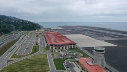 Rize-Artvin Havalimanı'nda yolcu sayısı 2,5 milyonu aştı