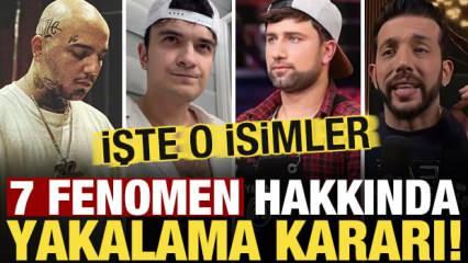 Son dakika: Yasa dışı bahis soruşturmasında 7 fenomen hakkında yakalama kararı!