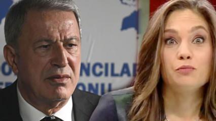 Hulusi Akar'dan Nevşin Mengü'ye 100 bin liralık dava