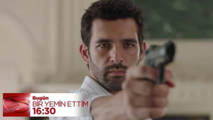 Bir Yemin Ettim 8.bölüm fragmanı: Kerim silah çekti! Ecrin’i herkesin önünde vuracak mı?
