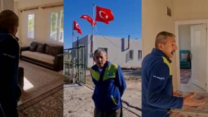 Depremzede vatandaş yeni evine kavuştu: Ben bu evi rüyamda göremezdim