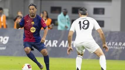 Yaş geçici klas kalıcı! Ronaldinho, El Classico'da attığı golle gözlerin pasını sildi