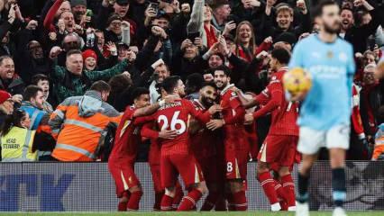 Liverpool koptu gidiyor! Manchester City tam 11 puan fark yedi