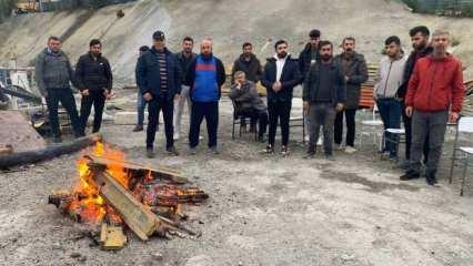 Maaşları ödenmeyen işçiler eylem başlattı! "İBB'ye başvurduk, karşılık alamadık"