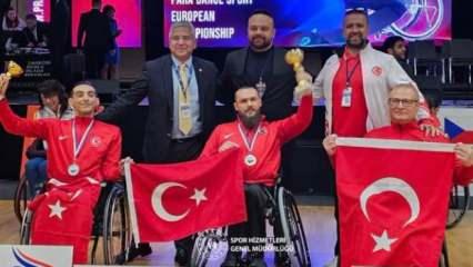 Para dansçılardan Avrupa Şampiyonası'nda iki madalya