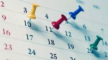 2025 RESMİ TATİL TARİHLERİ / Yılbaşı tatili hangi g&uuml;ne denk geliyor?