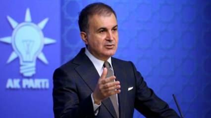 AK Parti Sözcüsü Çelik: Tel Rıfat ve Münbiç'te terörist görmek istemiyoruz!