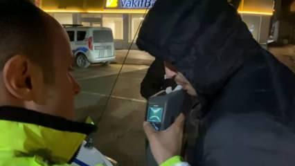 Alkollü sürücünün ehliyetine el konuldu