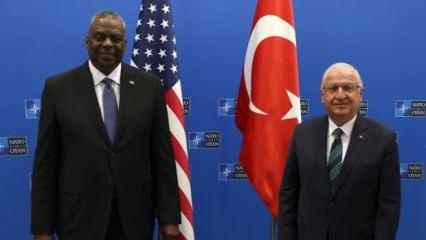Bakan Güler'den kritik temas! ABD'li mevkidaşıyla görüştü