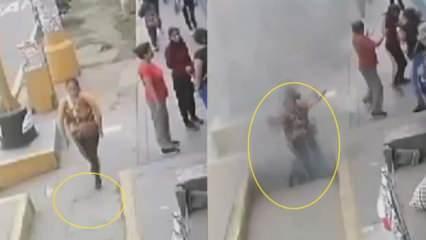 Elektrik kutusu bomba gibi patladı! Feci anlar kamerada
