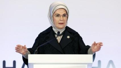 Emine Erdoğan'dan İsrail'e tepkii