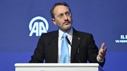 İletişim Başkanı Fahrettin Altun'dan önemli açıklamalar