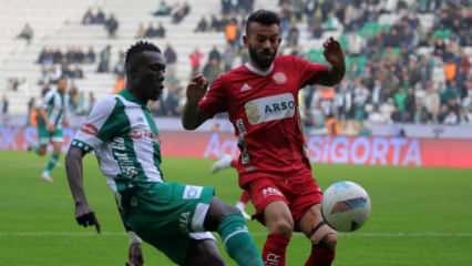 Konyaspor - Antalyaspor maçından kazanan çıkmadı