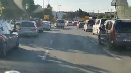 Samsun’da fermuar yöntemiyle ambulansa böyle yol verdiler