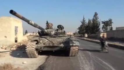 SMO, Esad rejiminden ele geçirdiği tankları karargahına sevk ediyor
