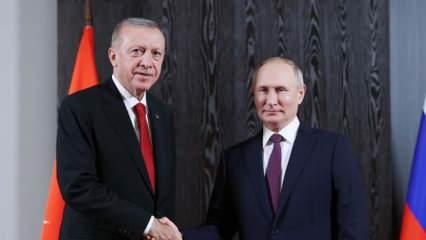 Son dakika... Cumhurbaşkanı Erdoğan Putin ile görüştü!
