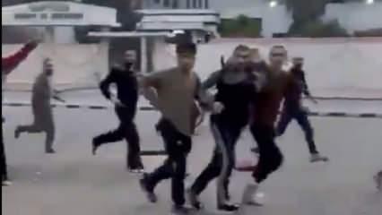 Suriye'de serbest bırakılan mahkumlar işte böyle sevindi