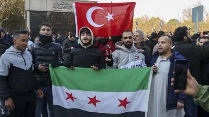 Türkiye'deki Suriyeliler, 61 yıllık  Baas rejiminin devrilmesini kutluyor