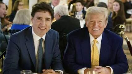 Trudeau, Trump'ın malikanesine gitti