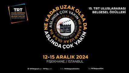 15. TRT Uluslararası Belgesel Ödülleri yarın başlıyor
