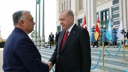 Cumhurbaşkanı Erdoğan, Viktor Orban'ı kabul etti