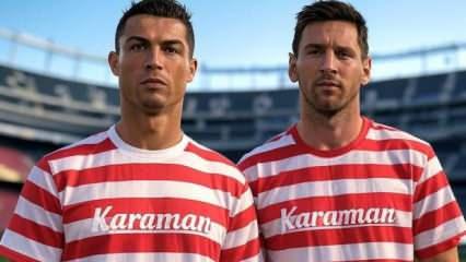 2. Lig ekibinden ilgi çeken Ronaldo ve Messi paylaşımı