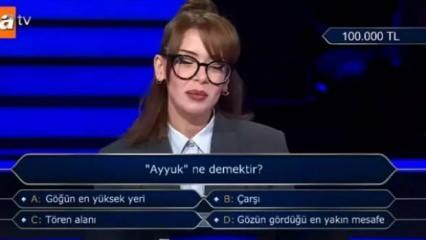 Ayyuk ne demektir? 100 bin TL'lik soru