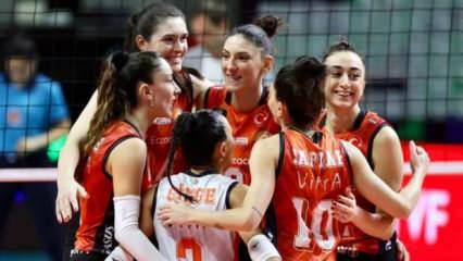 Eczacıbaşı Dynavit, derbide Vakıfbank'ı devirdi