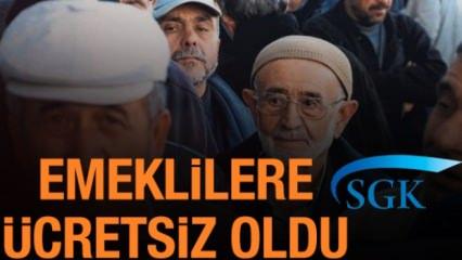 Emeklilere bedava oldu! Resmen duyuruldu: Ömür boyu ücretsiz kullanacaklar