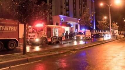 İstanbul'da elektrikli araç yandı, bina tahliye edildi