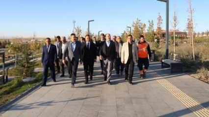 Konya'nın en büyük Millet Bahçesi gün sayıyor